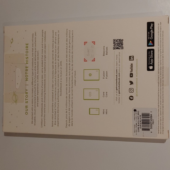 NIP Rocketbook Smart Reusable Notebook - Picture 5 of 7